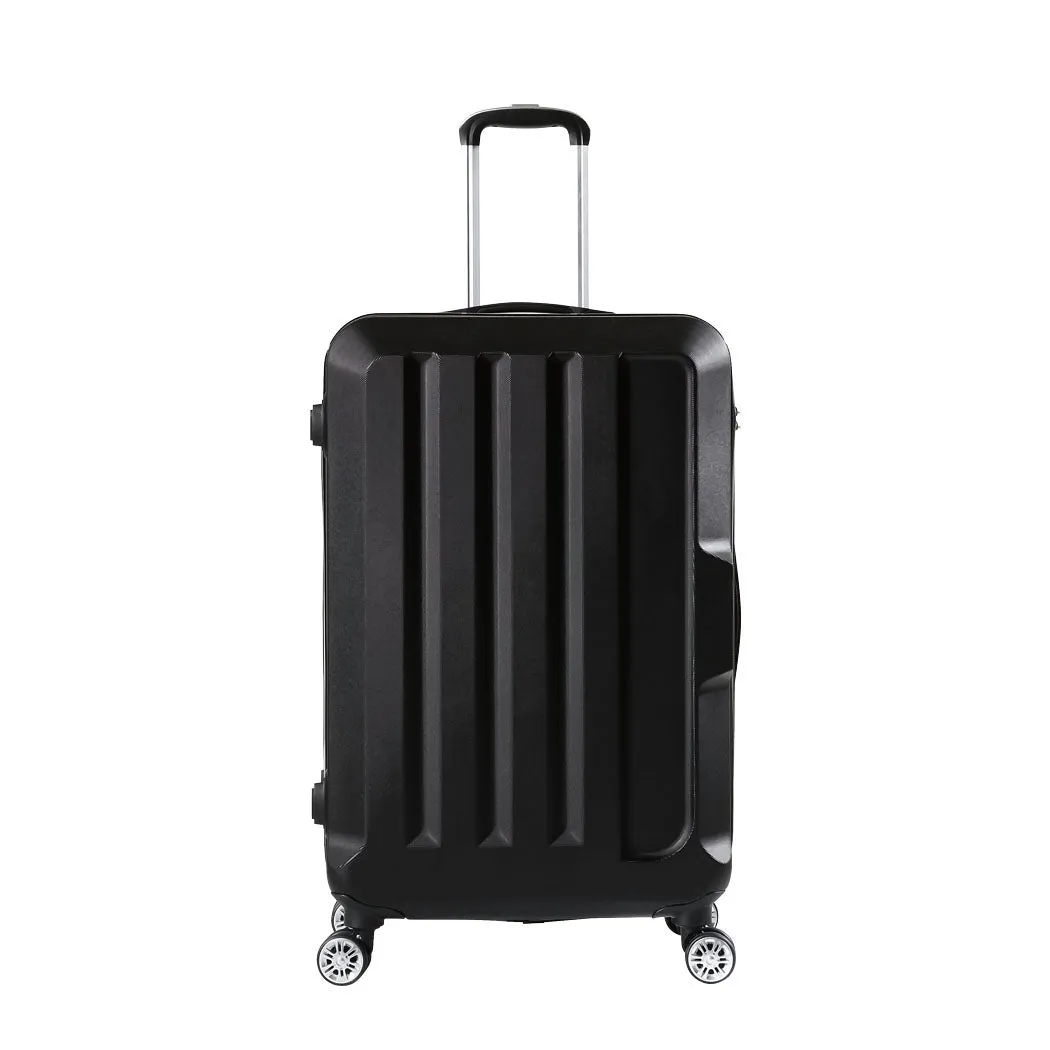 24" Travel Luggage Lightweight - Black