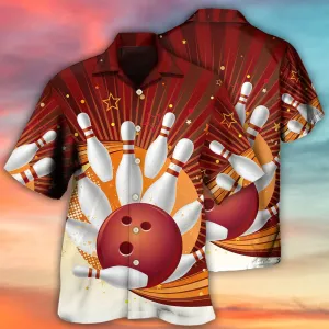 3D Bowling Hawaiian Shirt, Bowling Painting Hawaiian Shirt, Bowling Strike Aloha Shirt For Men - Perfect Gift For Bowling Lovers, Bowlers