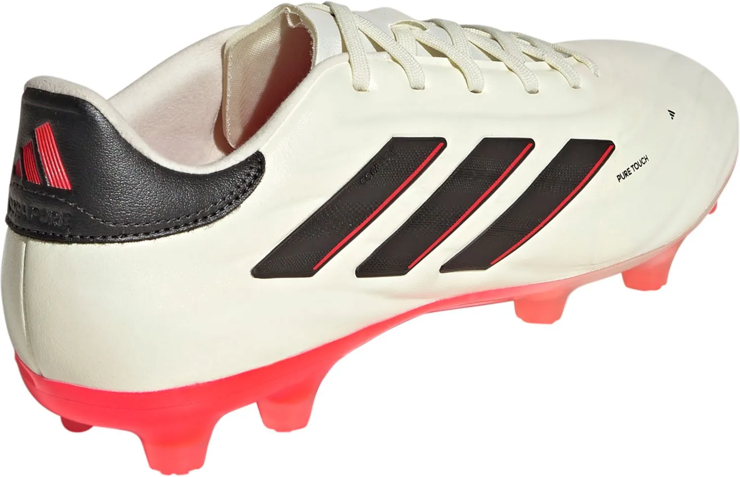 adidas Copa Pure II Pro Firm Ground Adult Soccer Cleats IE4979 Ivory/Core Black/Solar Red