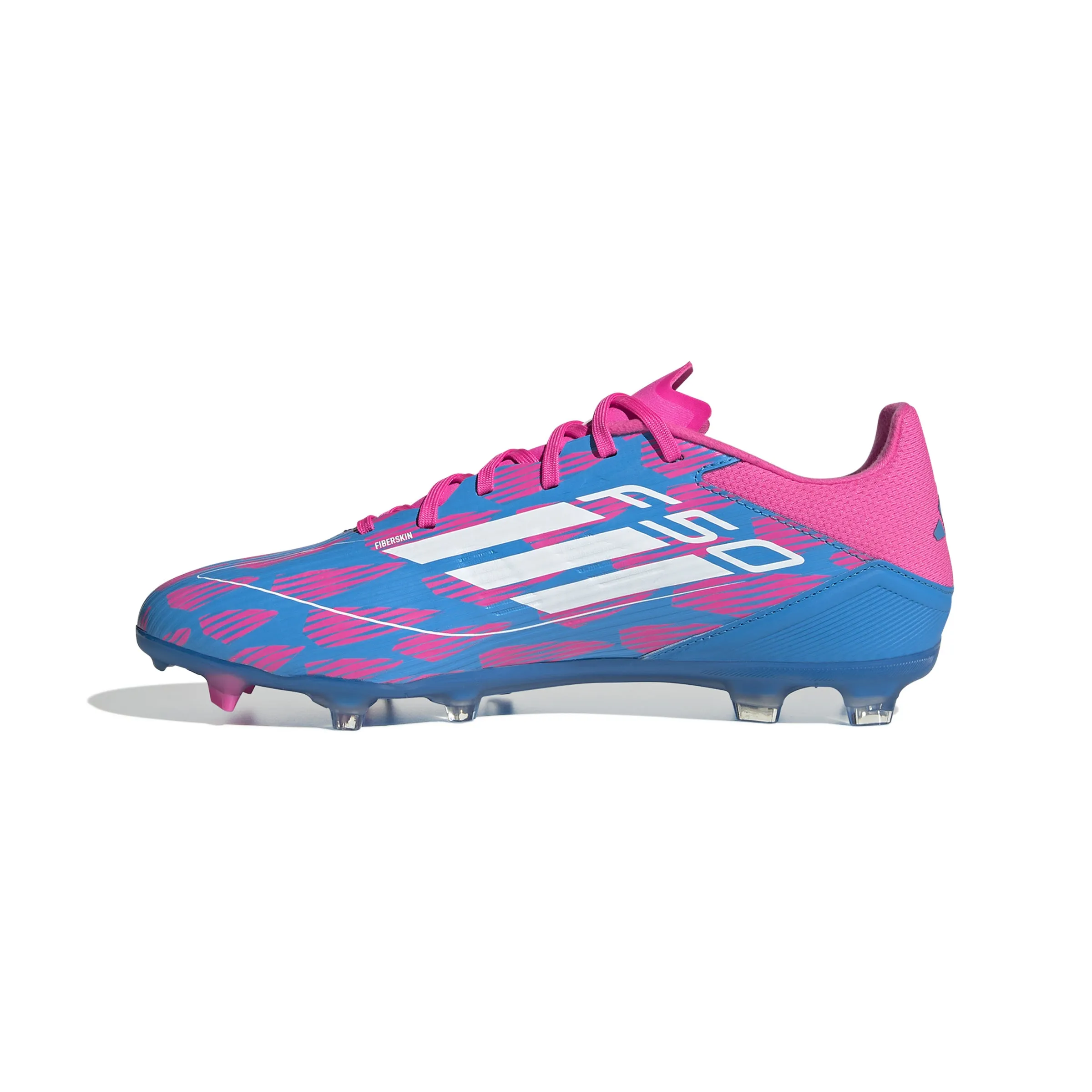 adidas F50 League FG Solar Blue/ White/ Solar Pink