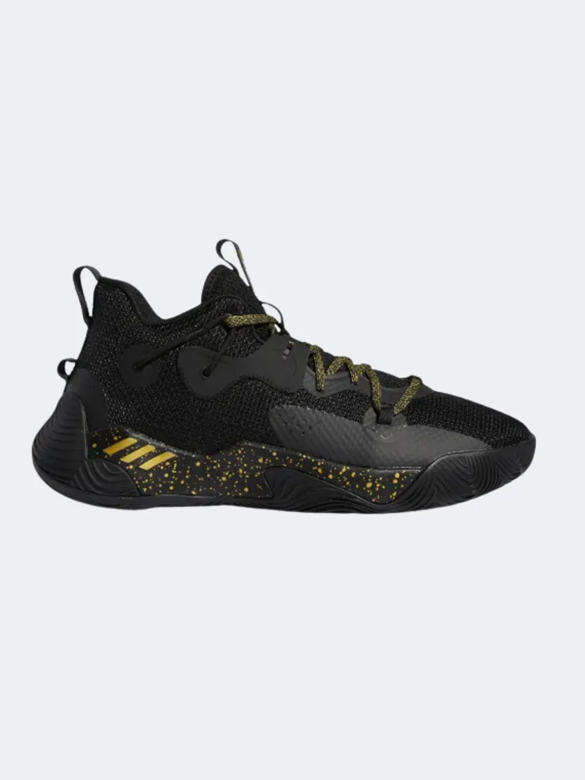 Adidas Harden Stepback 3 Men Basketball Shoes Black/Gold