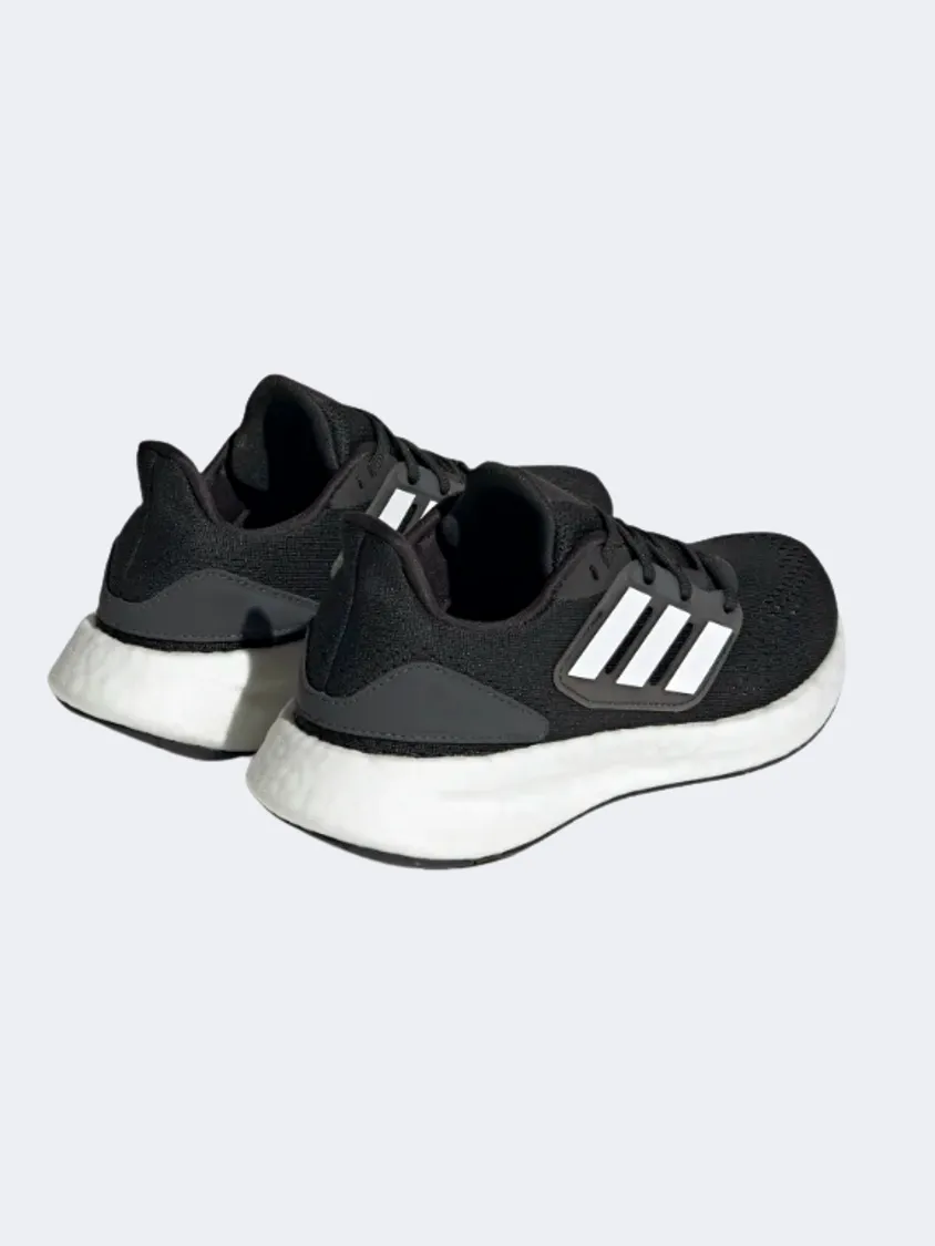 Adidas Pureboost 22 Gs Running Shoes Black/White