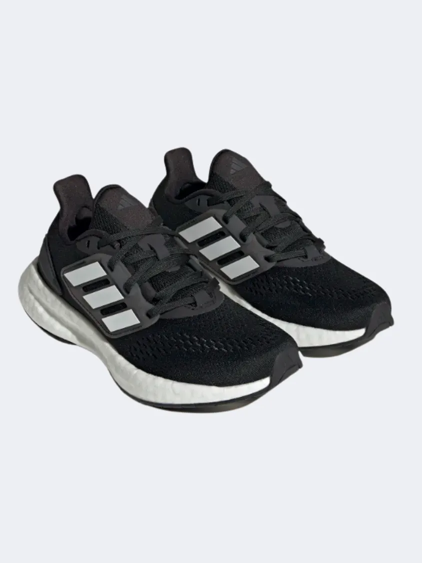 Adidas Pureboost 22 Gs Running Shoes Black/White