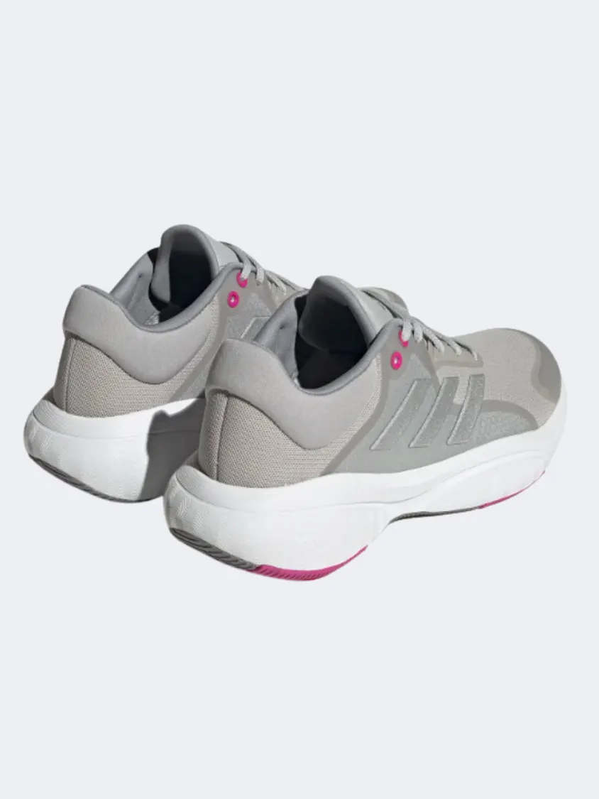 Adidas Response Women Running Shoes Grey/Pink