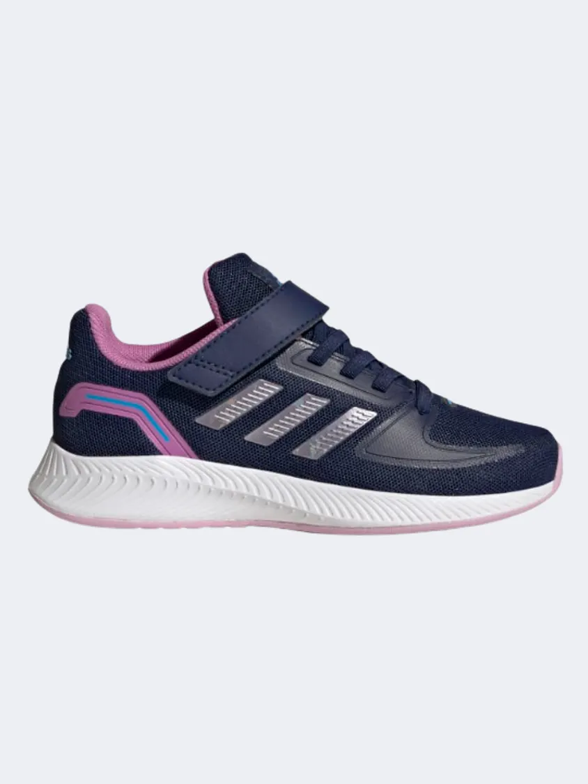 Adidas Runfalcon 2.0 Ps-Girls Running Shoes Navy/Purple