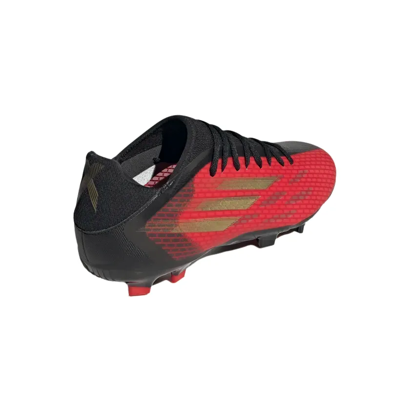 ADIDAS X SPEEDFLOW .3 FG-Vivid Red / Gold Metallic / Core Black