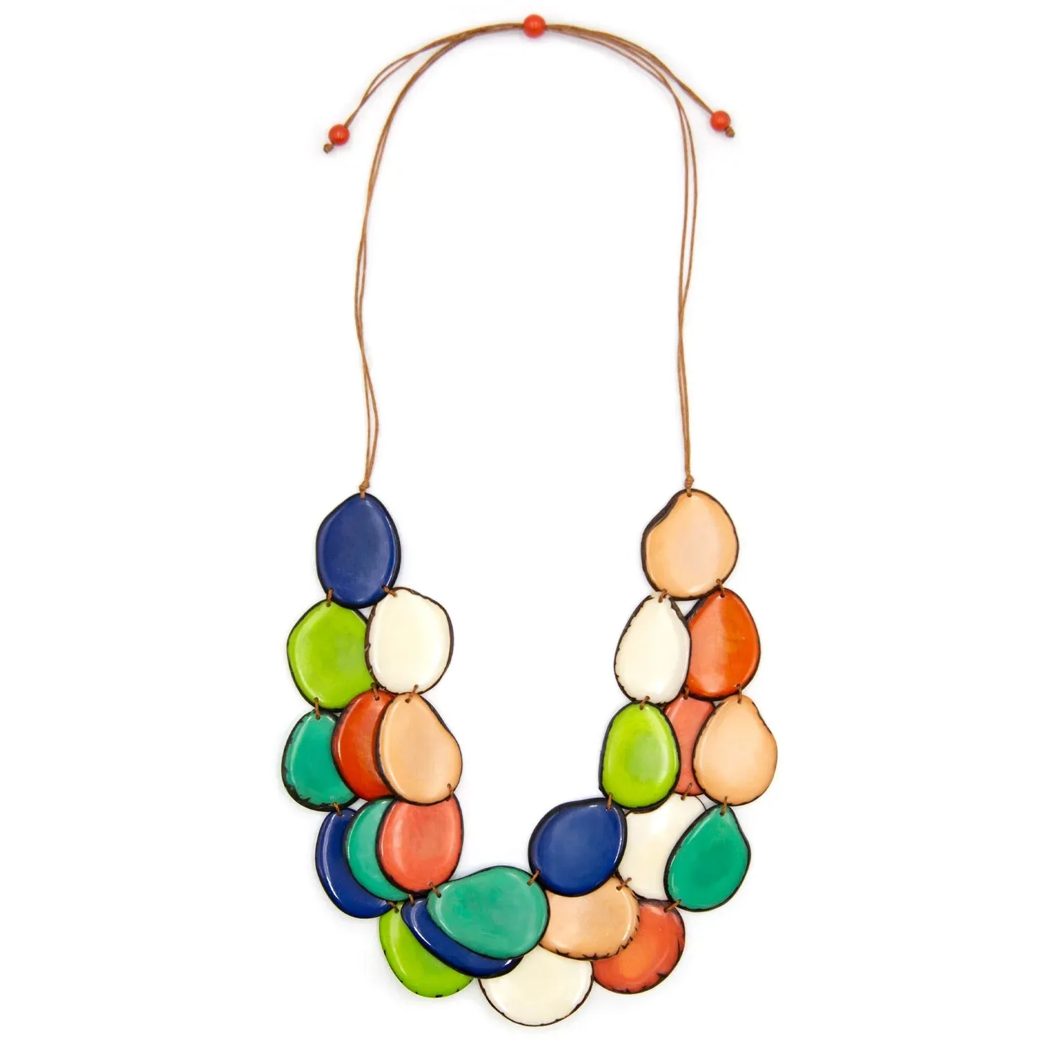 Adjustable Lightweight Tagua Seed Necklace