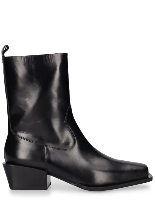 Aeyde   40mm Bill leather ankle boots 