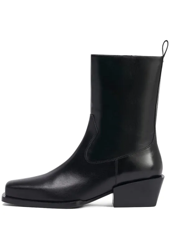 Aeyde   40mm Bill leather ankle boots 