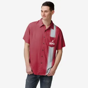 Alabama Crimson Tide Bowling Stripe Button Up Shirt