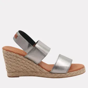 Allison Metallic Espadrille Wedge