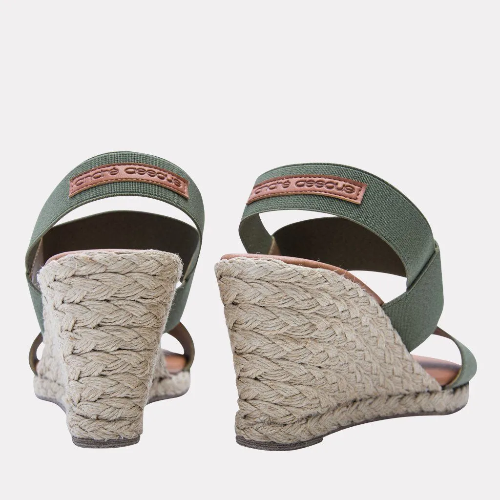 Allison Neutral Espadrille Wedge