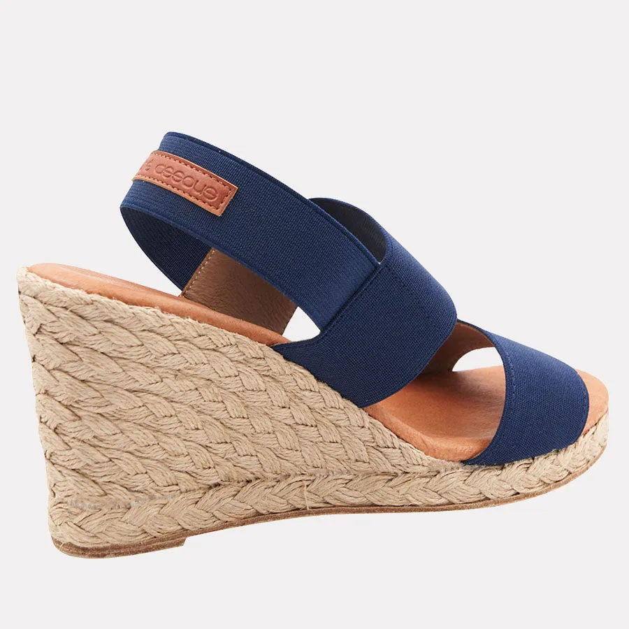 Allison Neutral Espadrille Wedge