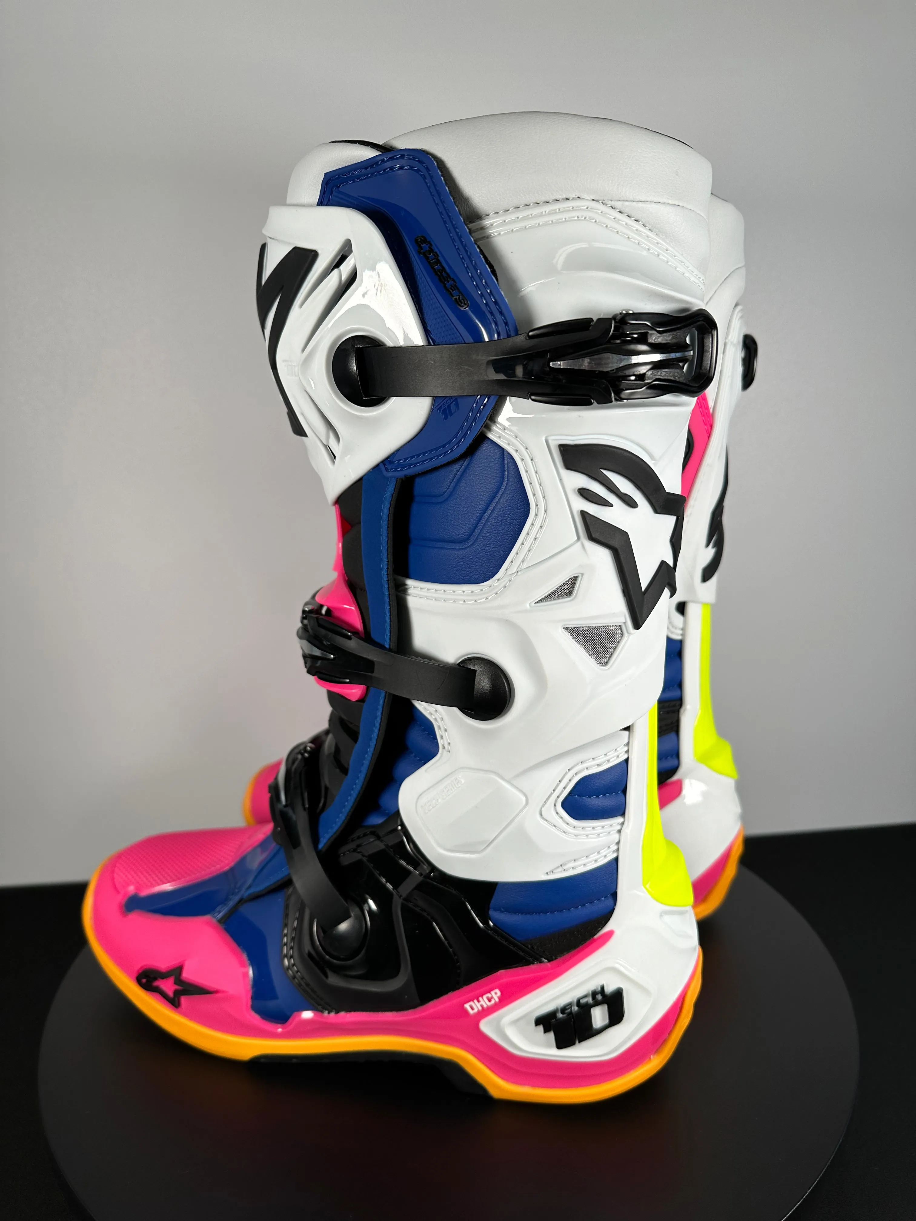 Alpinestars Tech 10 Limited Edition Boots - Daytona Coast White/Blue/Pink