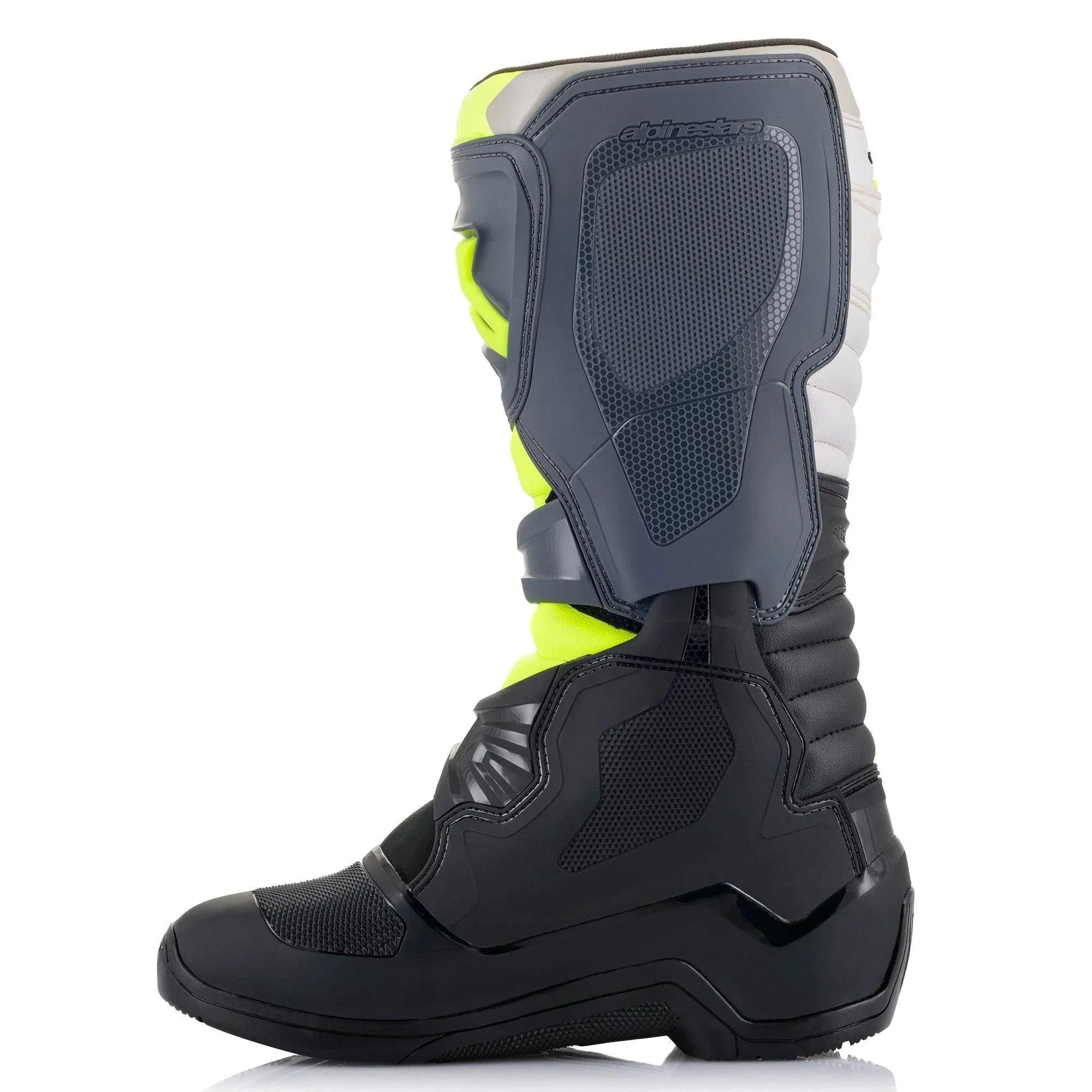 Alpinestars Tech 3 Boots - Black/Gray/Yellow Fluo