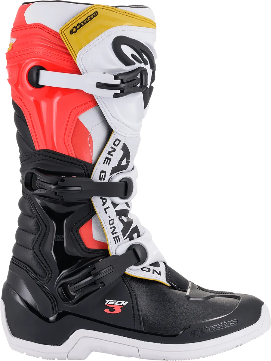 Alpinestars Tech 3 Boots - Black/White/Orange