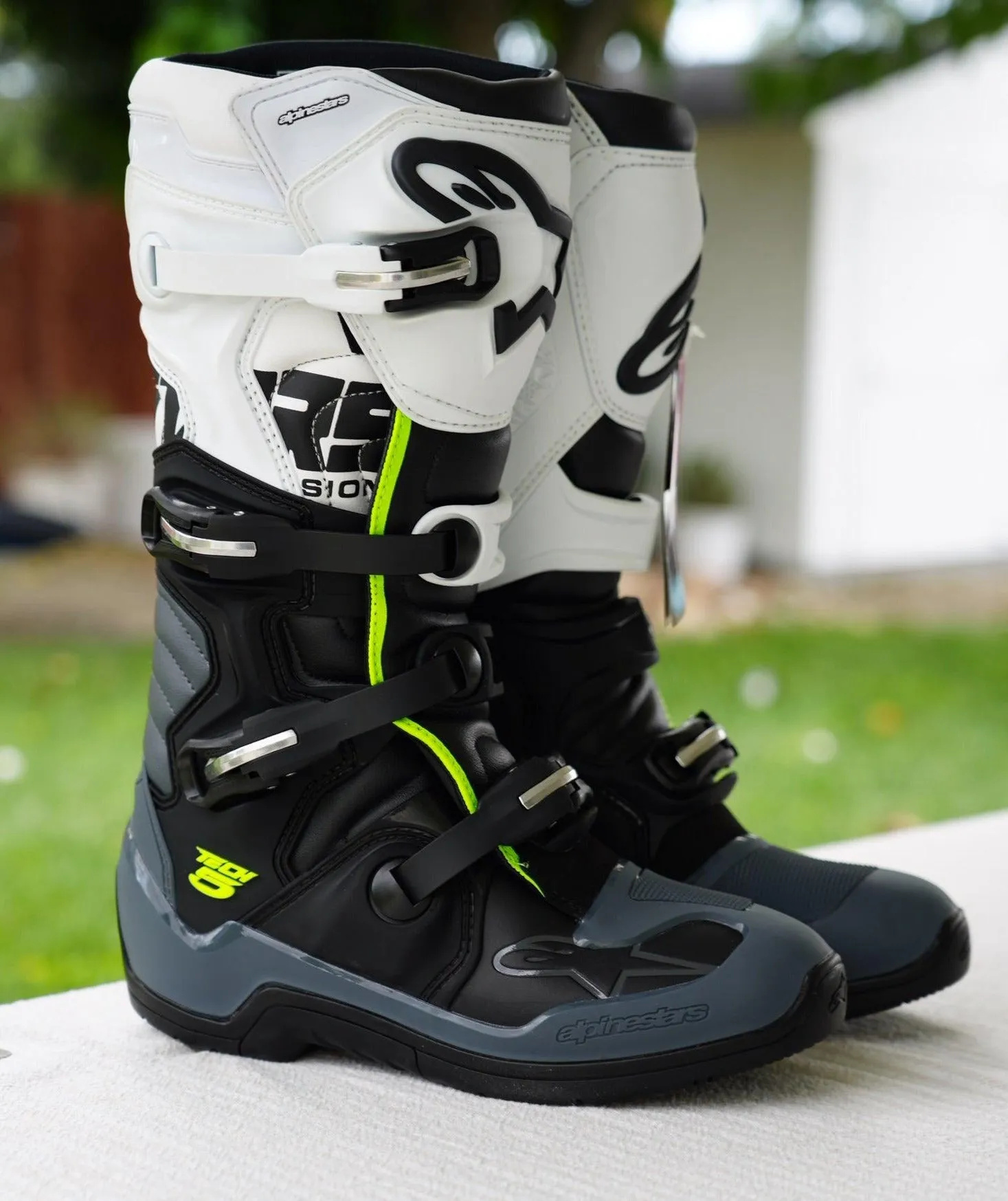 Alpinestars Tech 5 Black/Dark Gray/White Boots