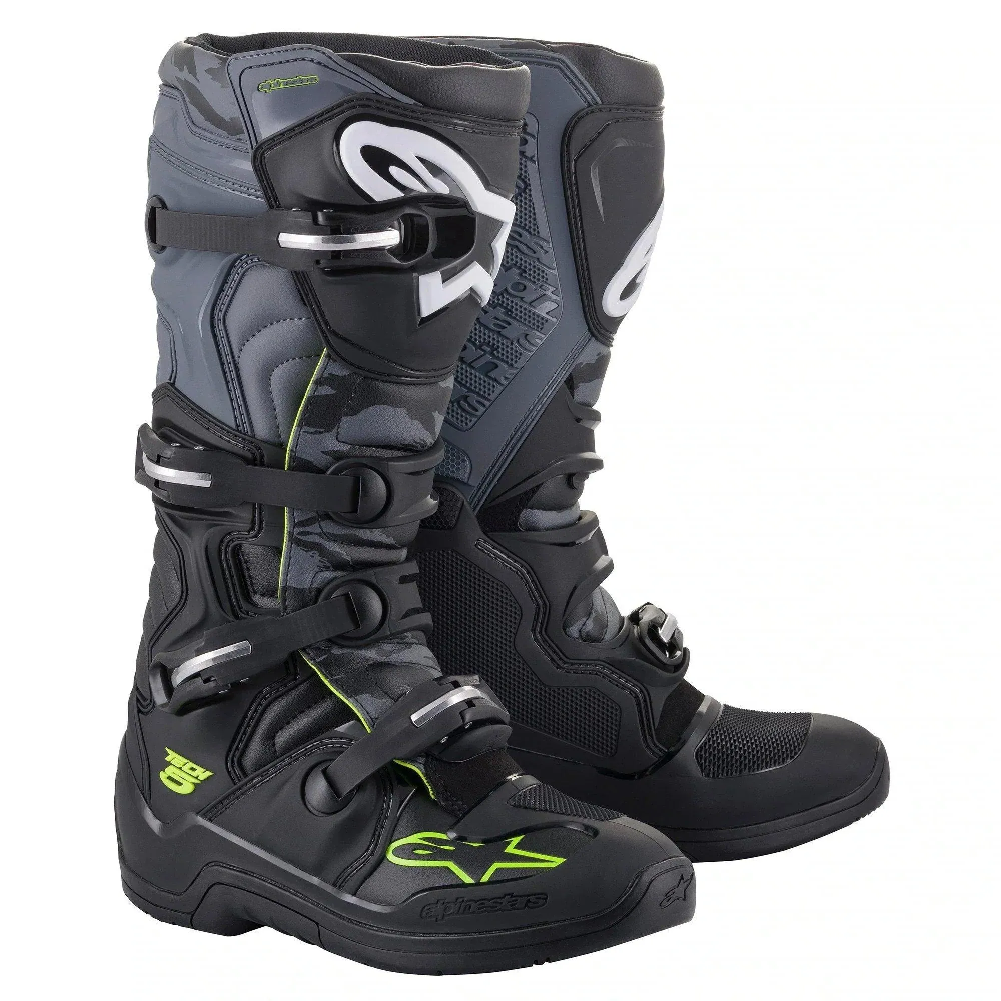 Alpinestars Tech 5 Black/Gray/Yellow Fluo Boots