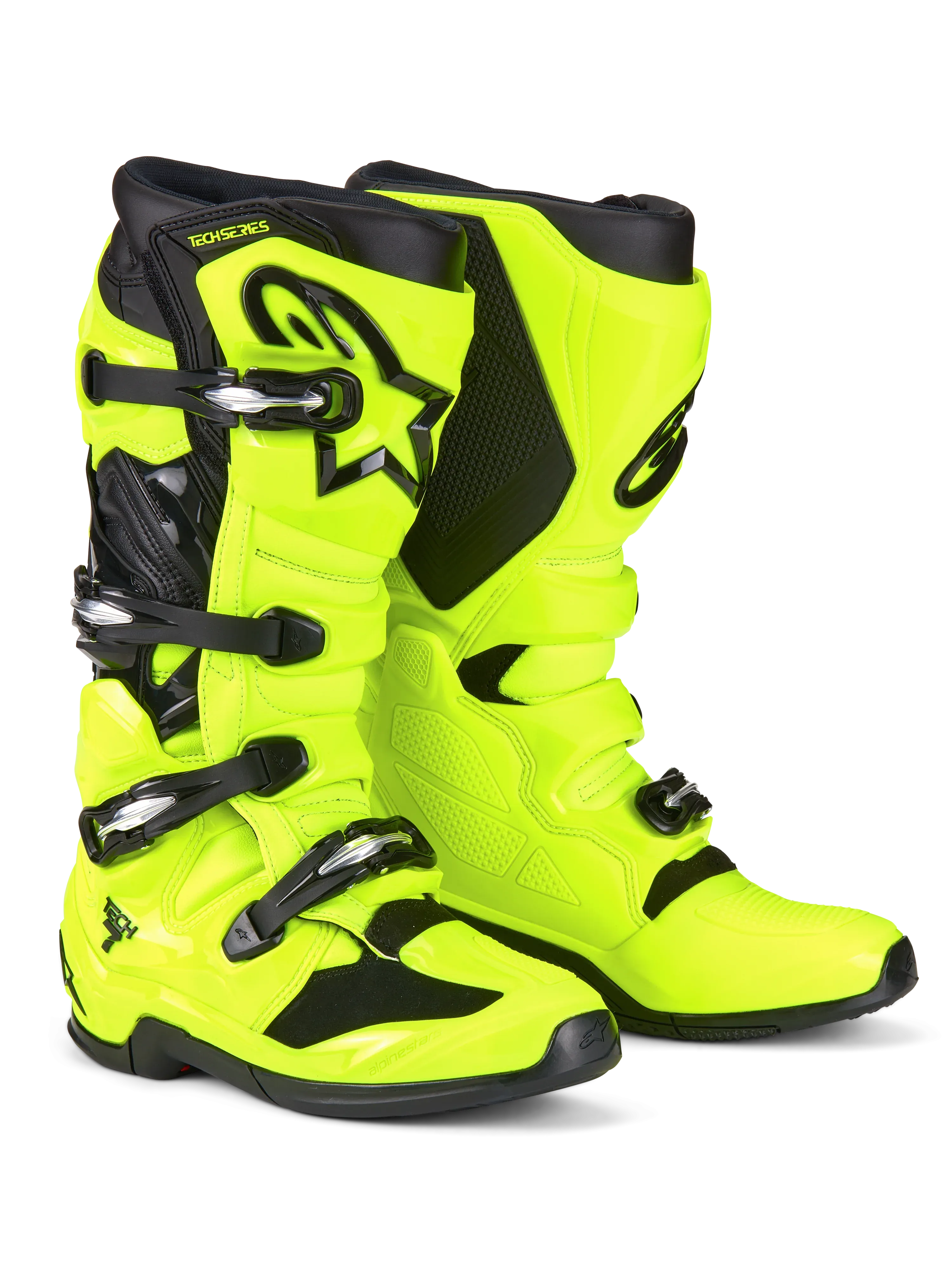 Alpinestars Tech 7 Boots 2025 - Yellow Fluo/Black