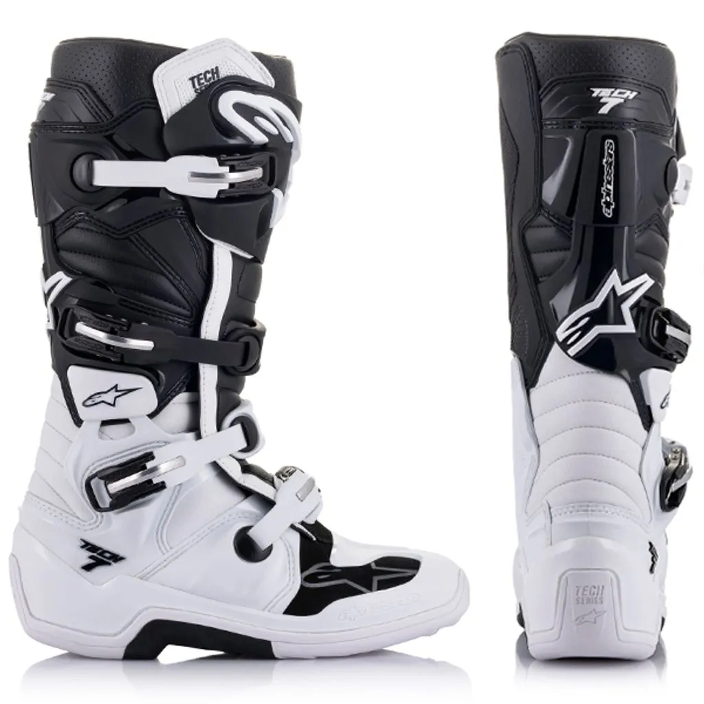 Alpinestars Tech 7 Boots - White / Black