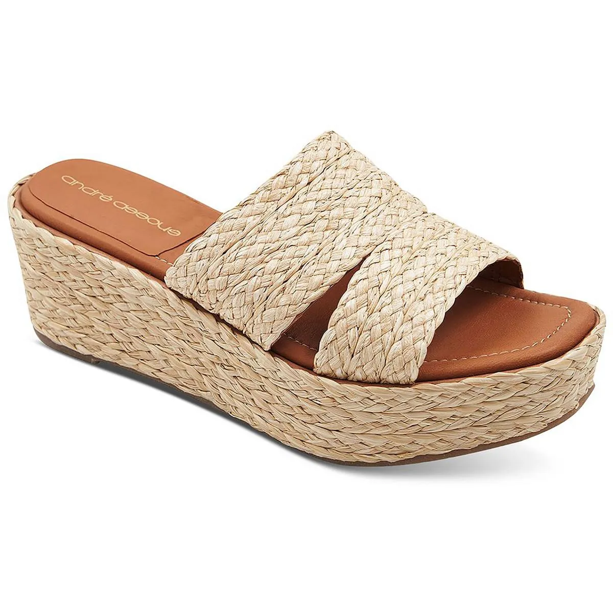 André Assous Womens Selena Woven Slip-On Espadrilles