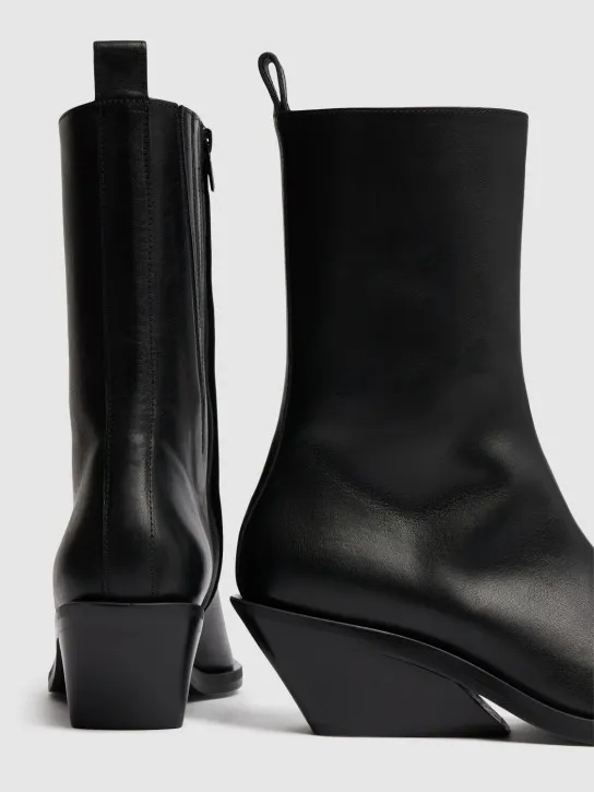 Ann Demeulemeester   60mm Vesper leather ankle boots 