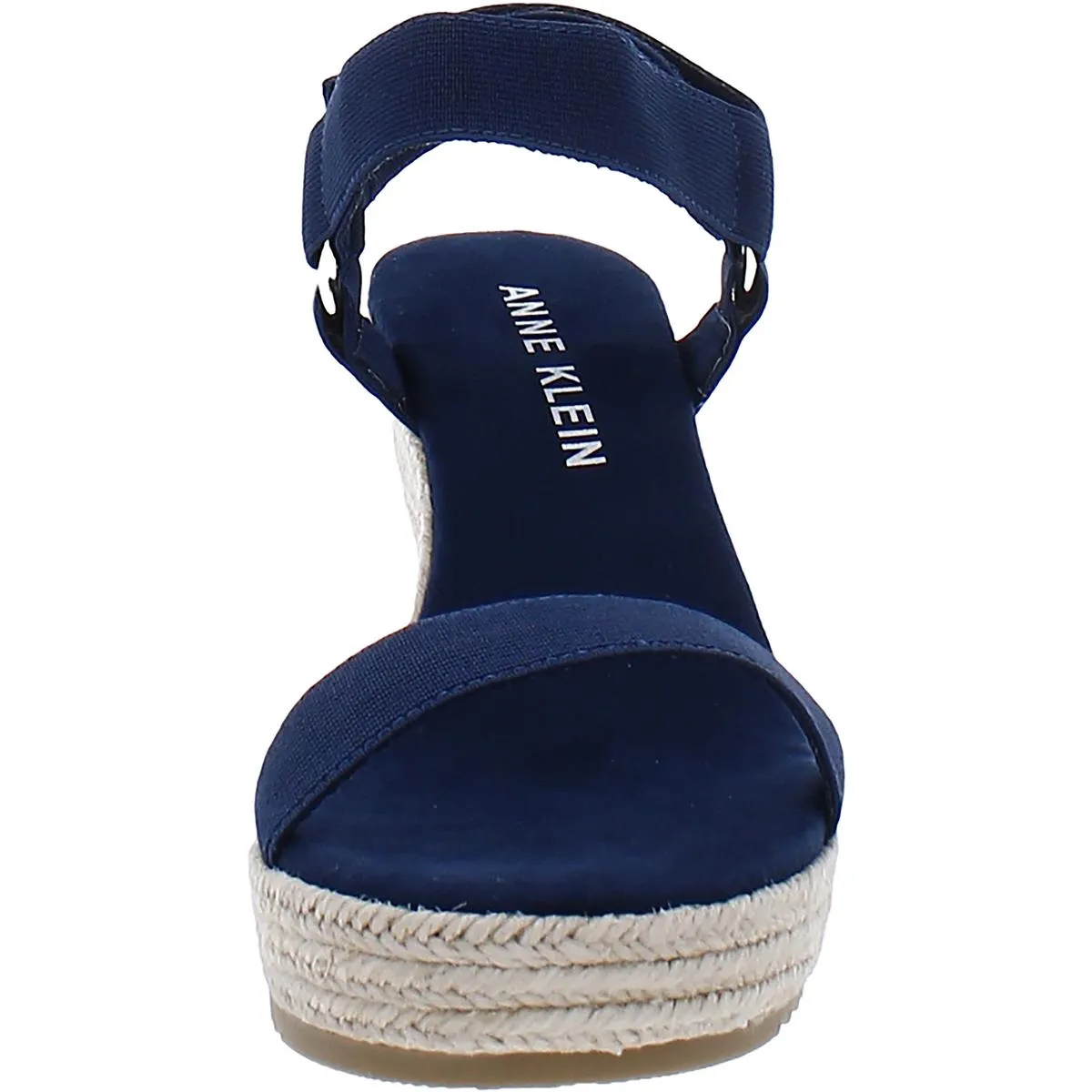 Anne Klein Womens Wren Comfort Insole Ankle Strap Espadrilles