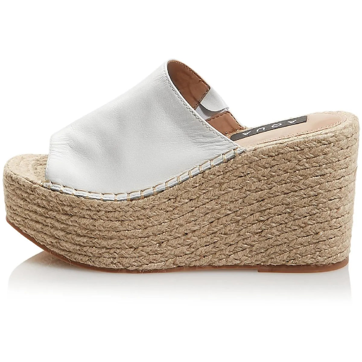 Aqua Womens Jacy Woven Slip On Espadrilles