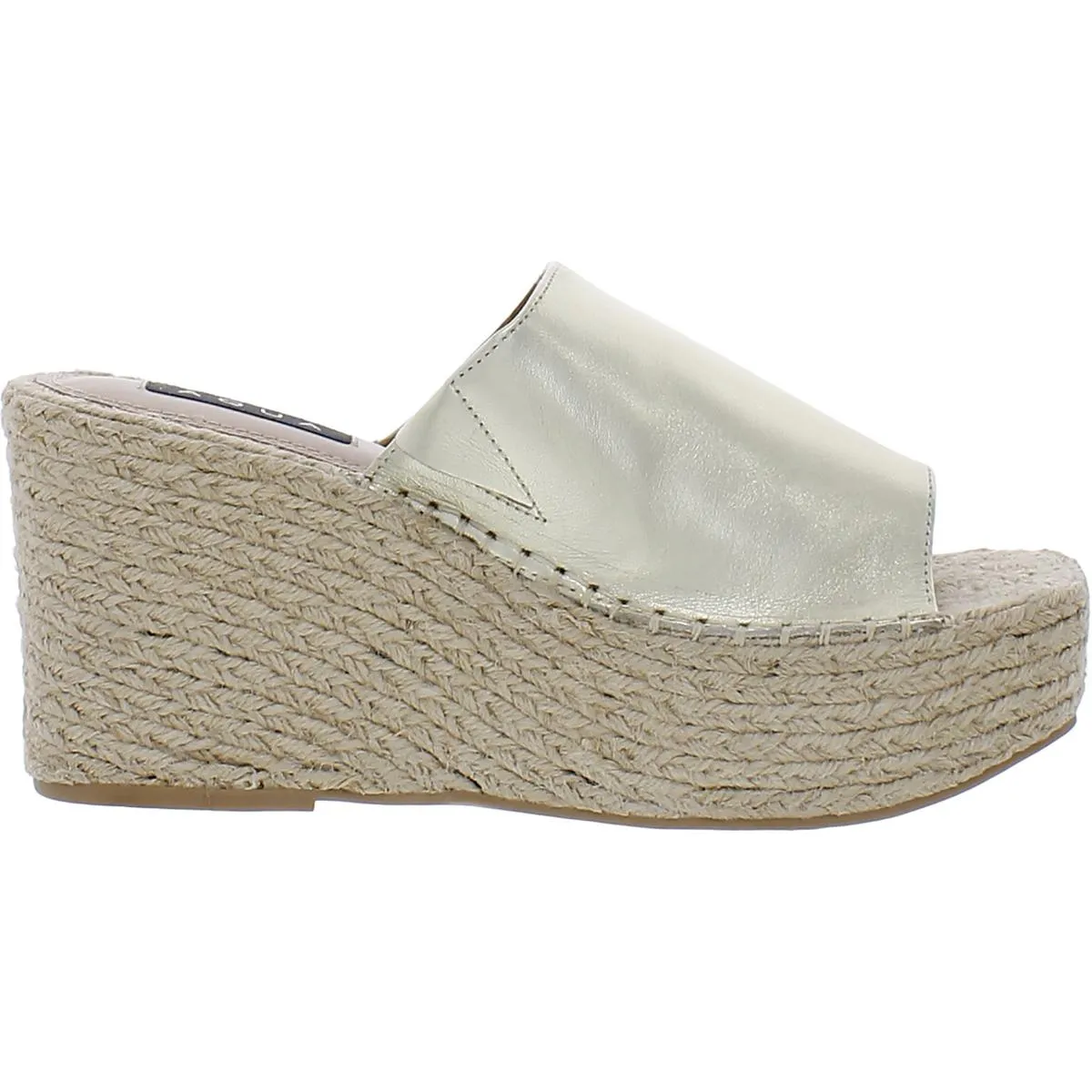 Aqua Womens Jacy Woven Slip On Espadrilles