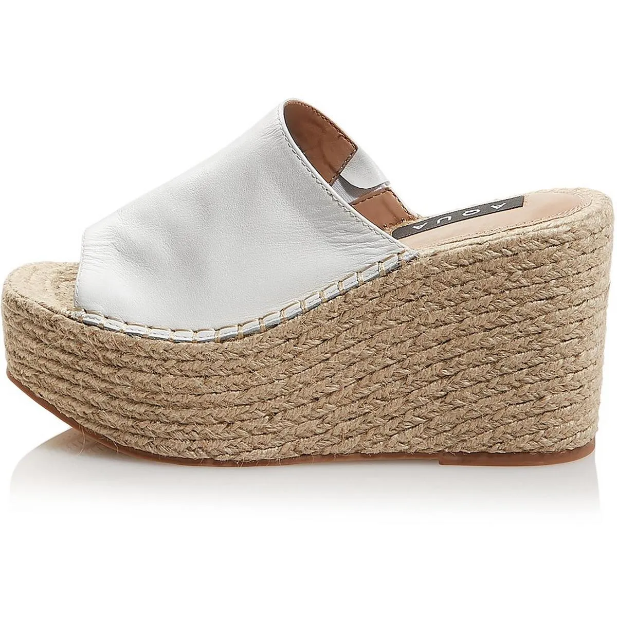 Aqua Womens Jacy Woven Slip On Espadrilles