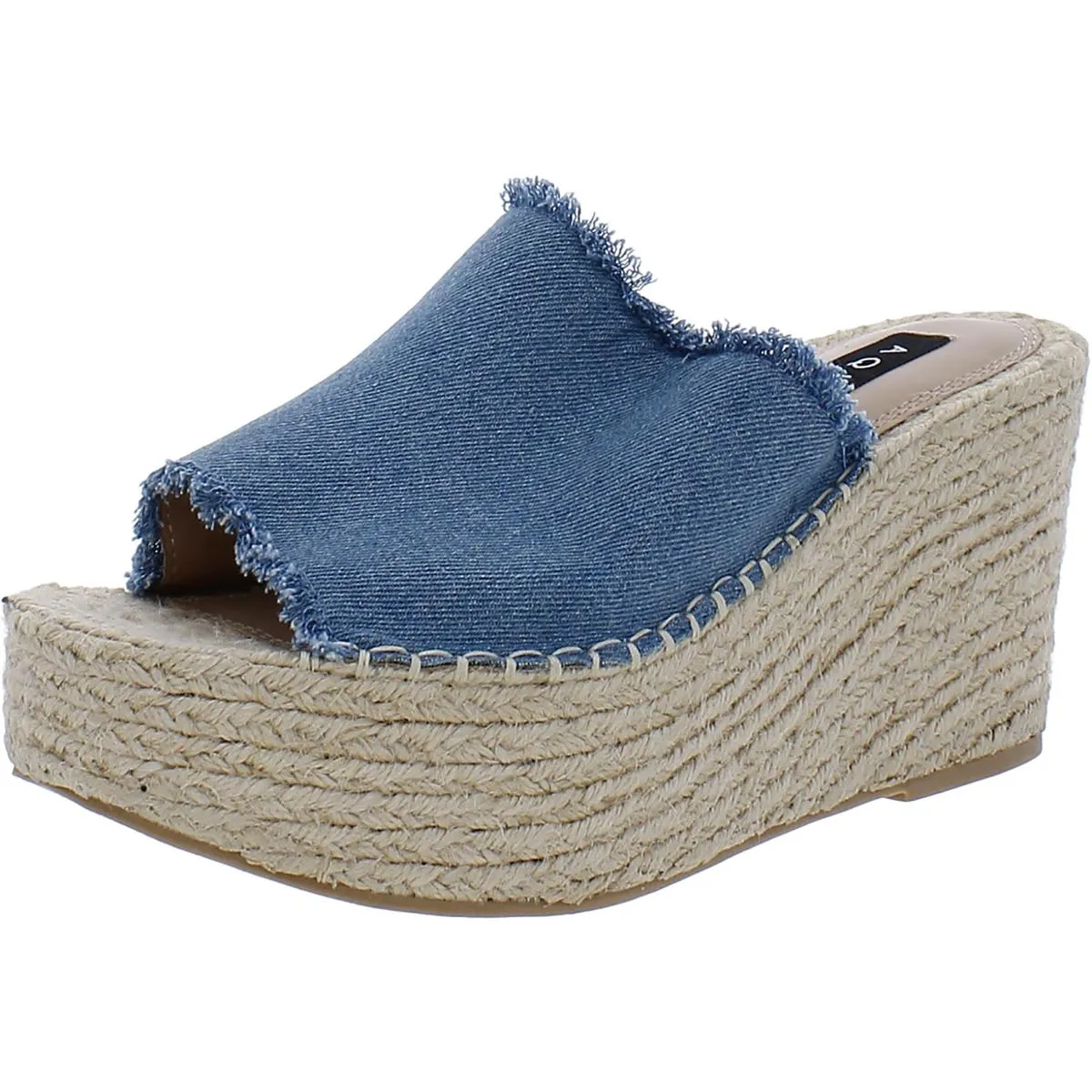 Aqua Womens Jacy Woven Slip On Espadrilles