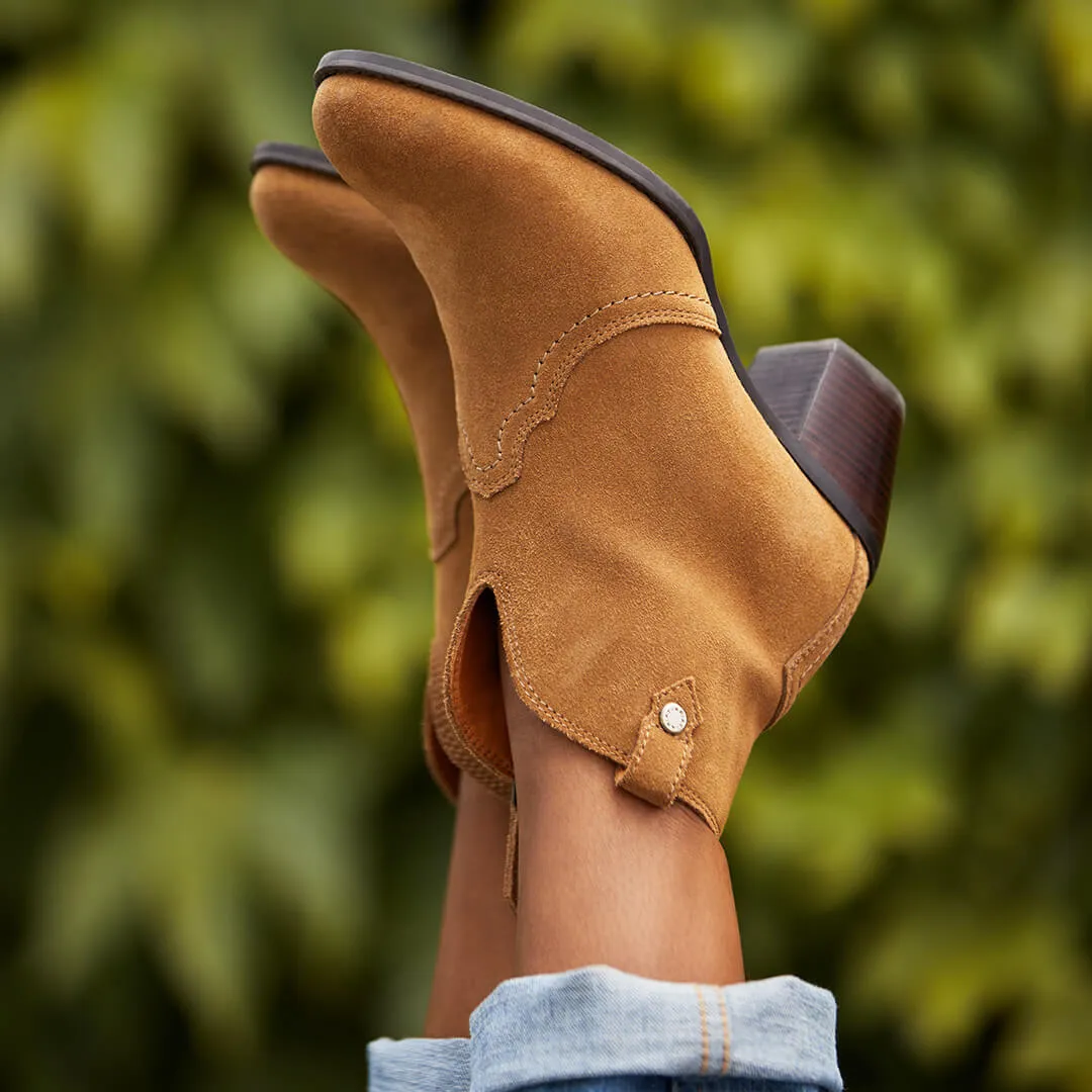 Ariat Tilbury Ladies Ankle Boot - Carmel Suede