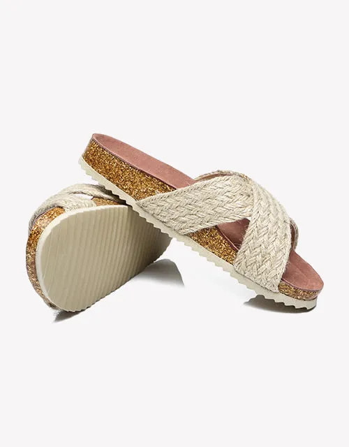 Australian Shepherd UGG Women Sandals Espadrilles Flat Slide Milo