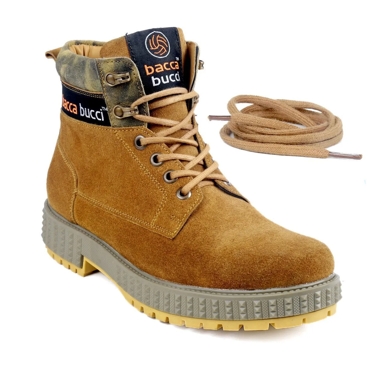 Bacca Bucci Men's URBAN Boots for Men | Suede Leather Boots for Extra Comfort & Durability