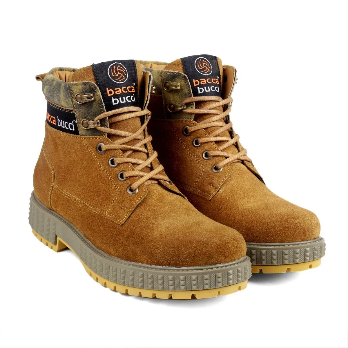 Bacca Bucci Men's URBAN Boots for Men | Suede Leather Boots for Extra Comfort & Durability