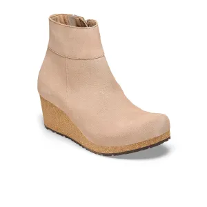 Birkenstock Ebba Wedge Boot (Women) - Warm Sand Suede