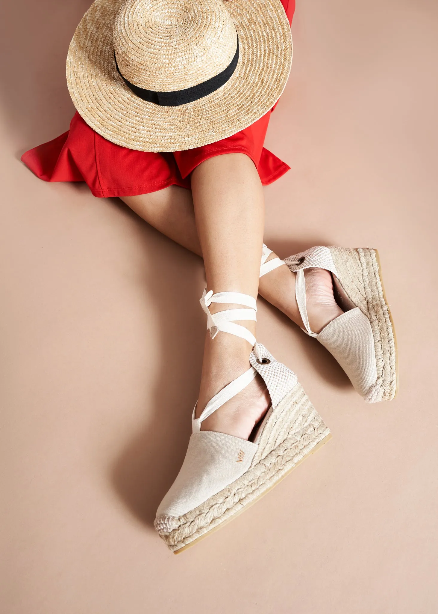 Bisbe Canvas Espadrille Platform Wedges