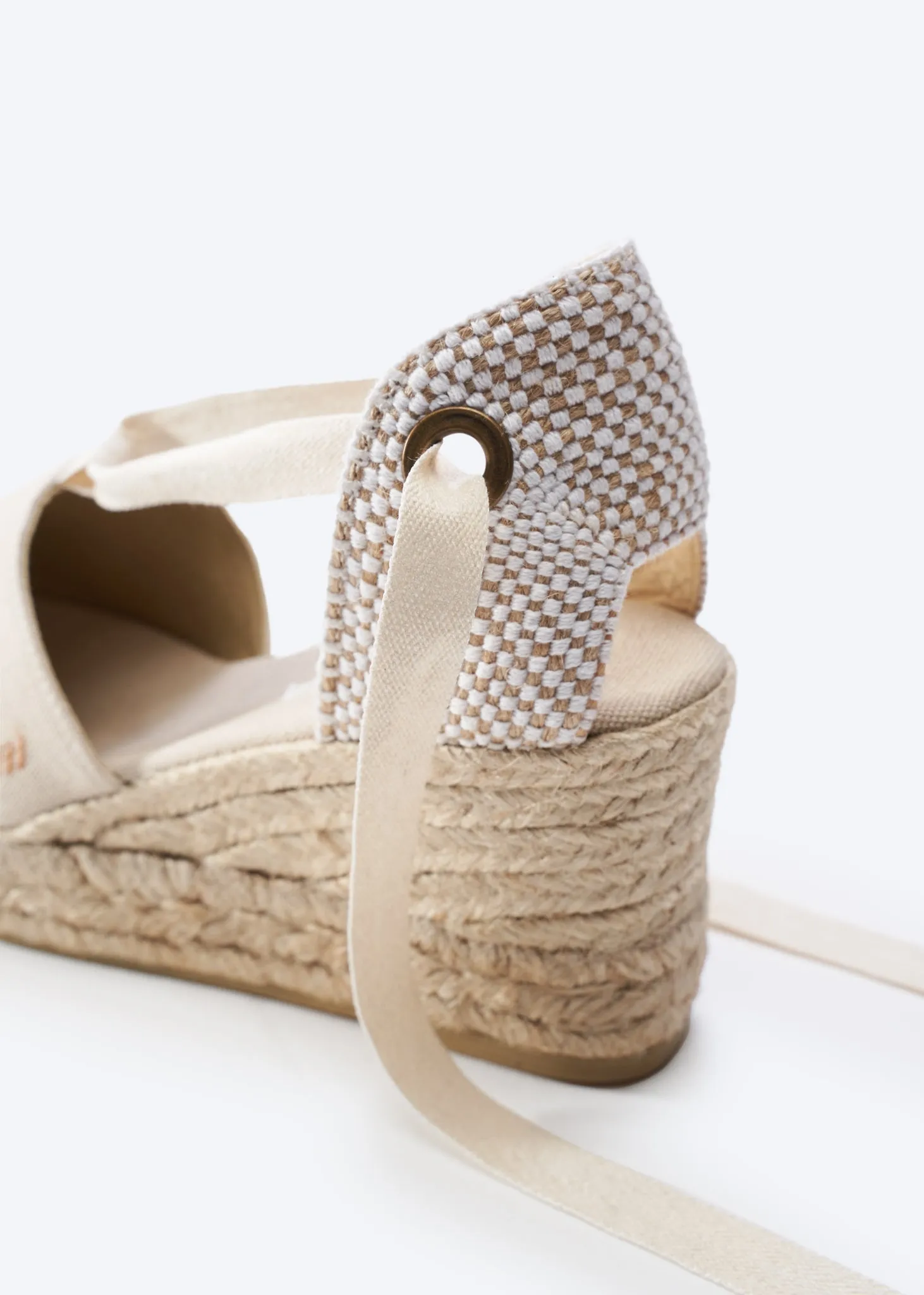 Bisbe Canvas Espadrille Platform Wedges