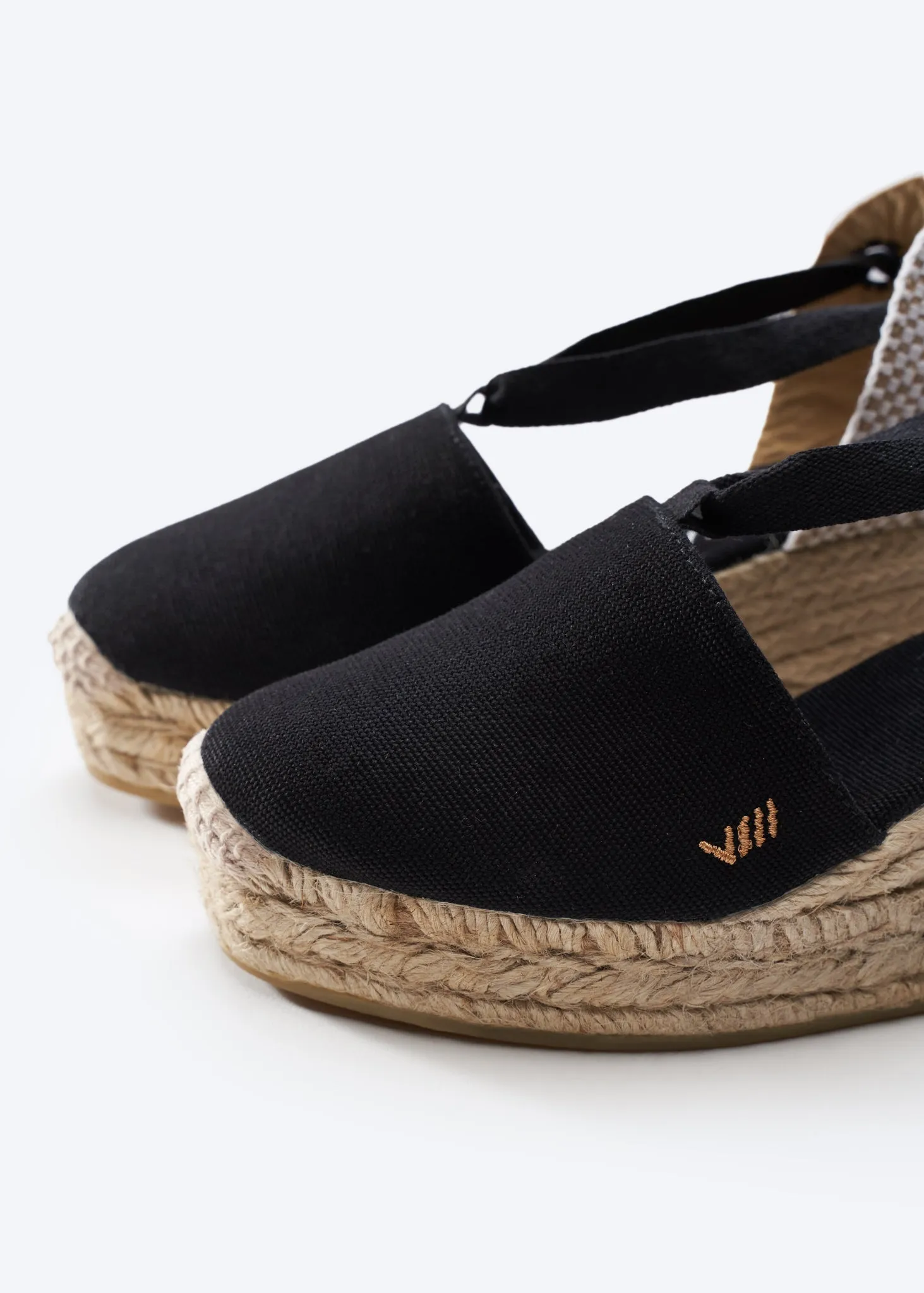 Bisbe Canvas Espadrille Platform Wedges