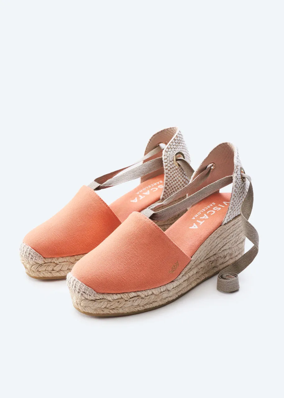 Bisbe Limited Edition Canvas Espadrille Platform Wedges