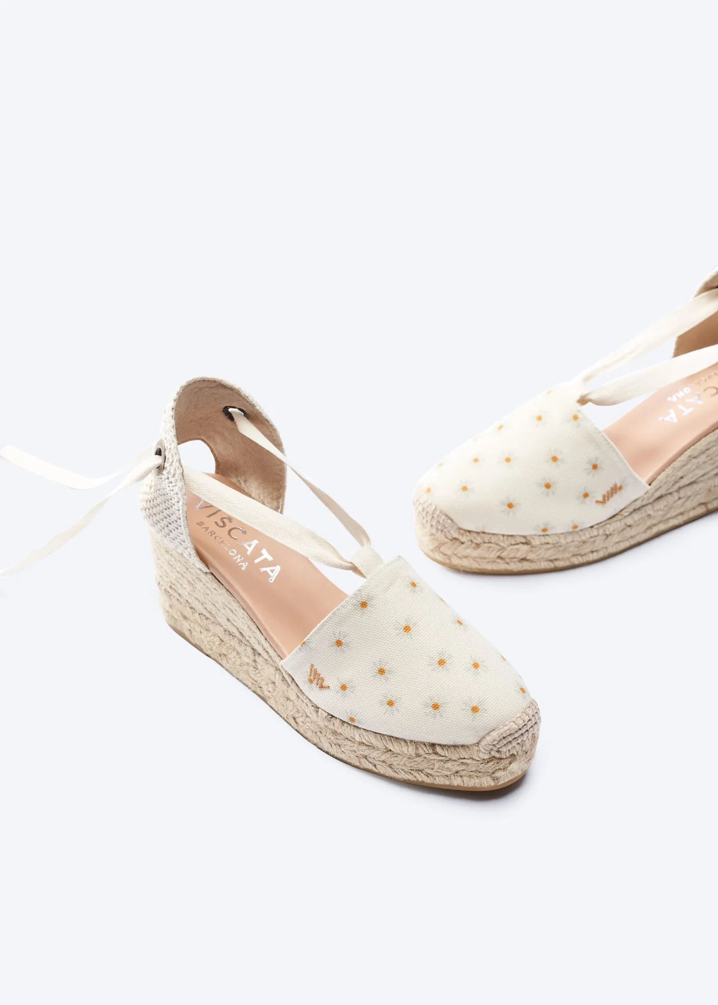 Bisbe Limited Edition Canvas Espadrille Platform Wedges