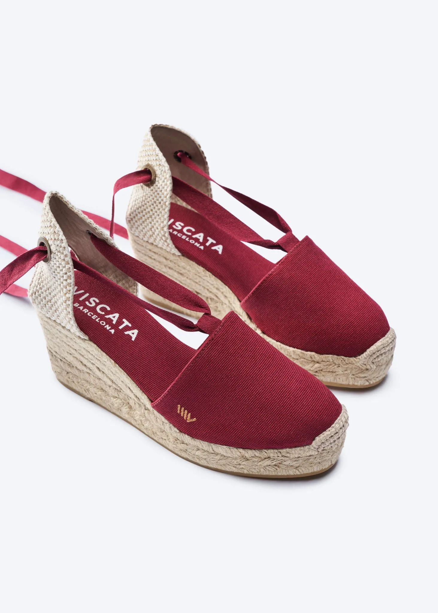 Bisbe Limited Edition Canvas Espadrille Platform Wedges