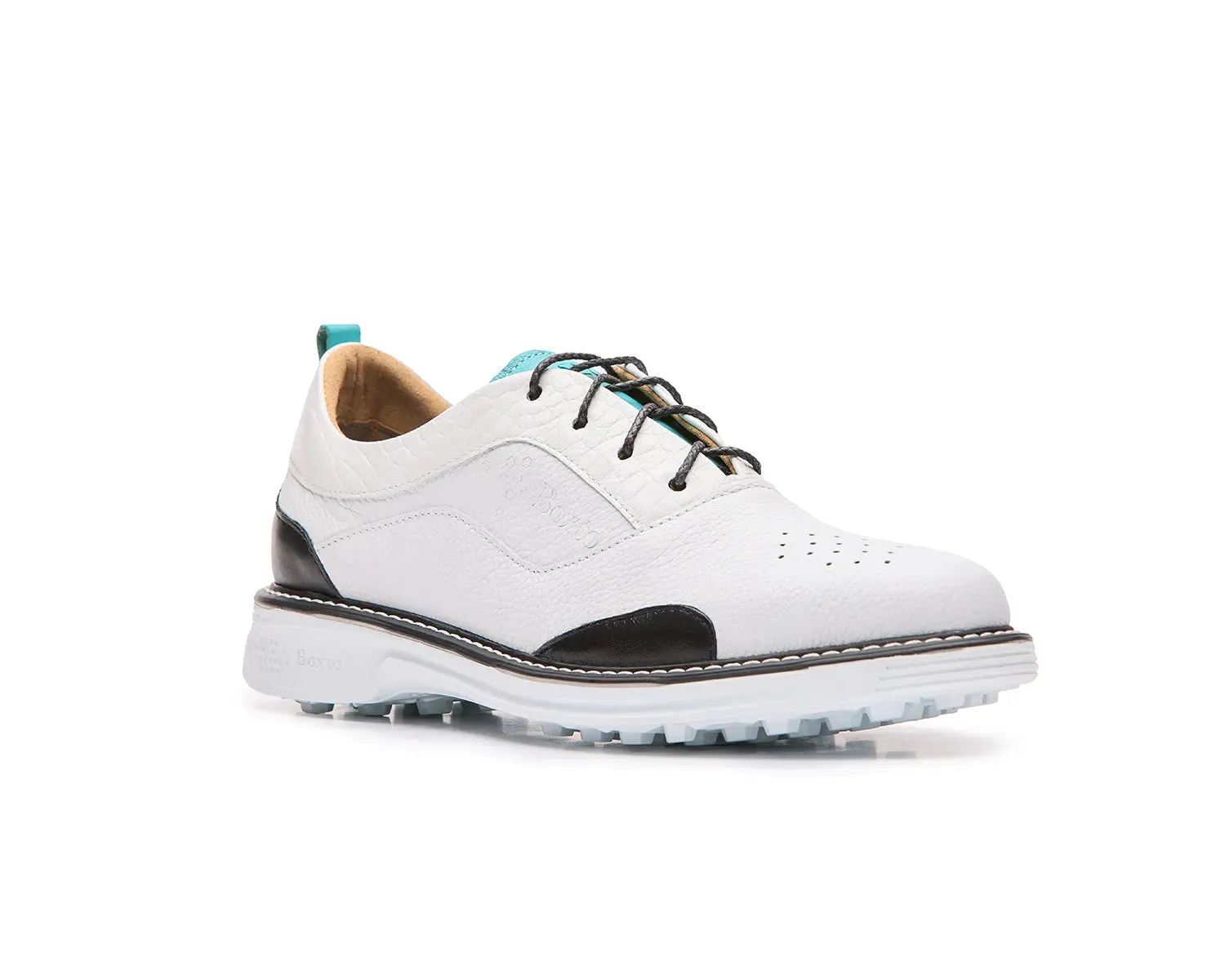 Boxto Golf Women's Inspiration Dreamy Spikeless Golf Shoes - White/Black