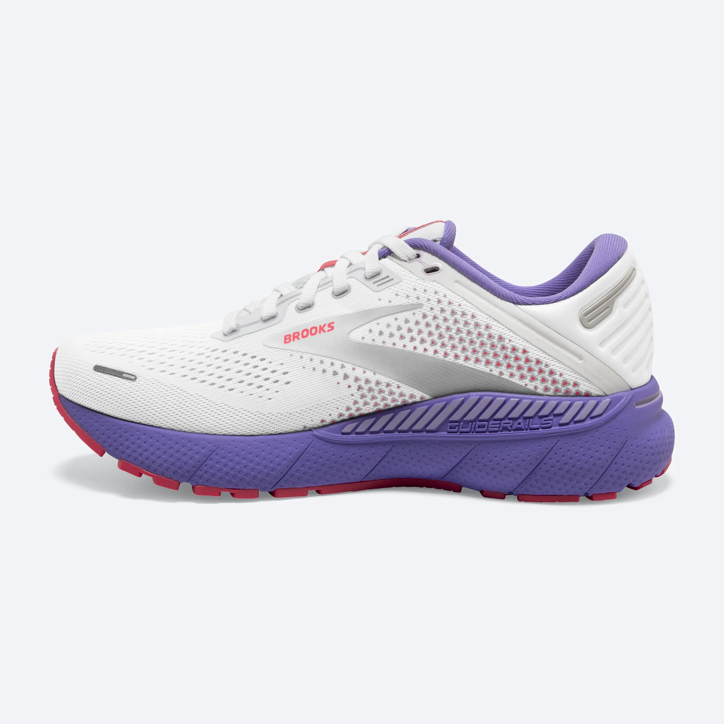 Brooks | Adrenaline GTS 22 | Women's | White/Coral/Purple