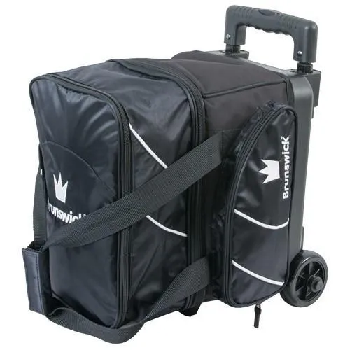 Brunswick Edge Single Roller Black Bowling Bag