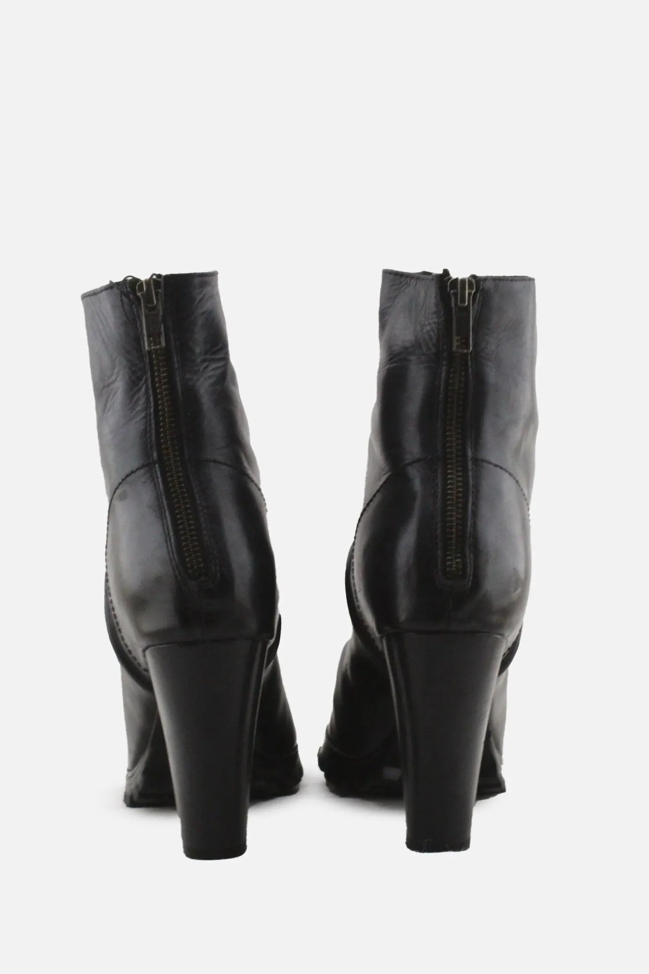 Buffalo Zipper Platform Boots | 100% Authentic Leather