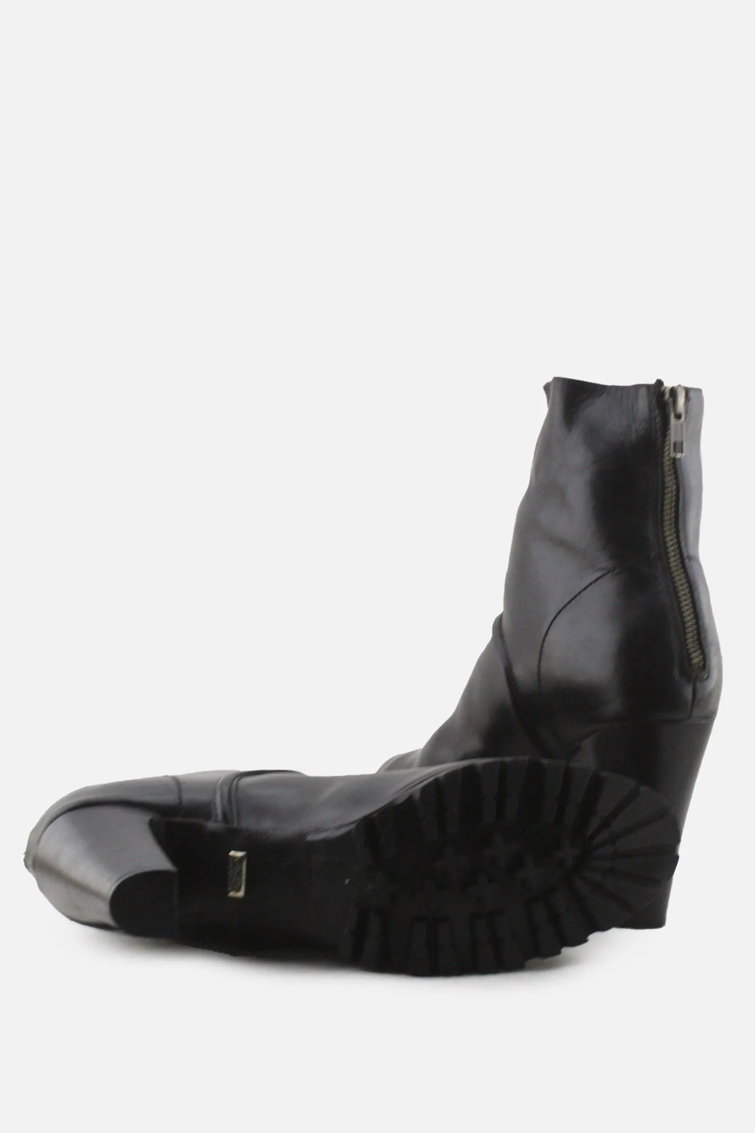 Buffalo Zipper Platform Boots | 100% Authentic Leather