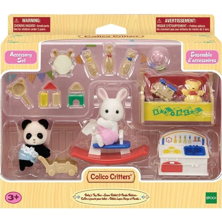 Calico Critters Baby's Toy Box, Dollhouse Playset with Figures and Accessories