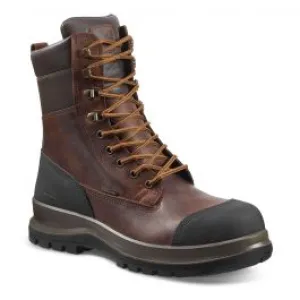 Carhartt&#x20;F702905&#x20;Men&#x2019;s&#x20;Detroit&#x20;Rugged&#x20;Flex&#xAE;&#x20;Waterproof&#x20;Insulated&#x20;S3&#x20;High&#x20;Safety&#x20;Work&#x20;Boot&#x20;-&#x20;Dark&#x20;Brown