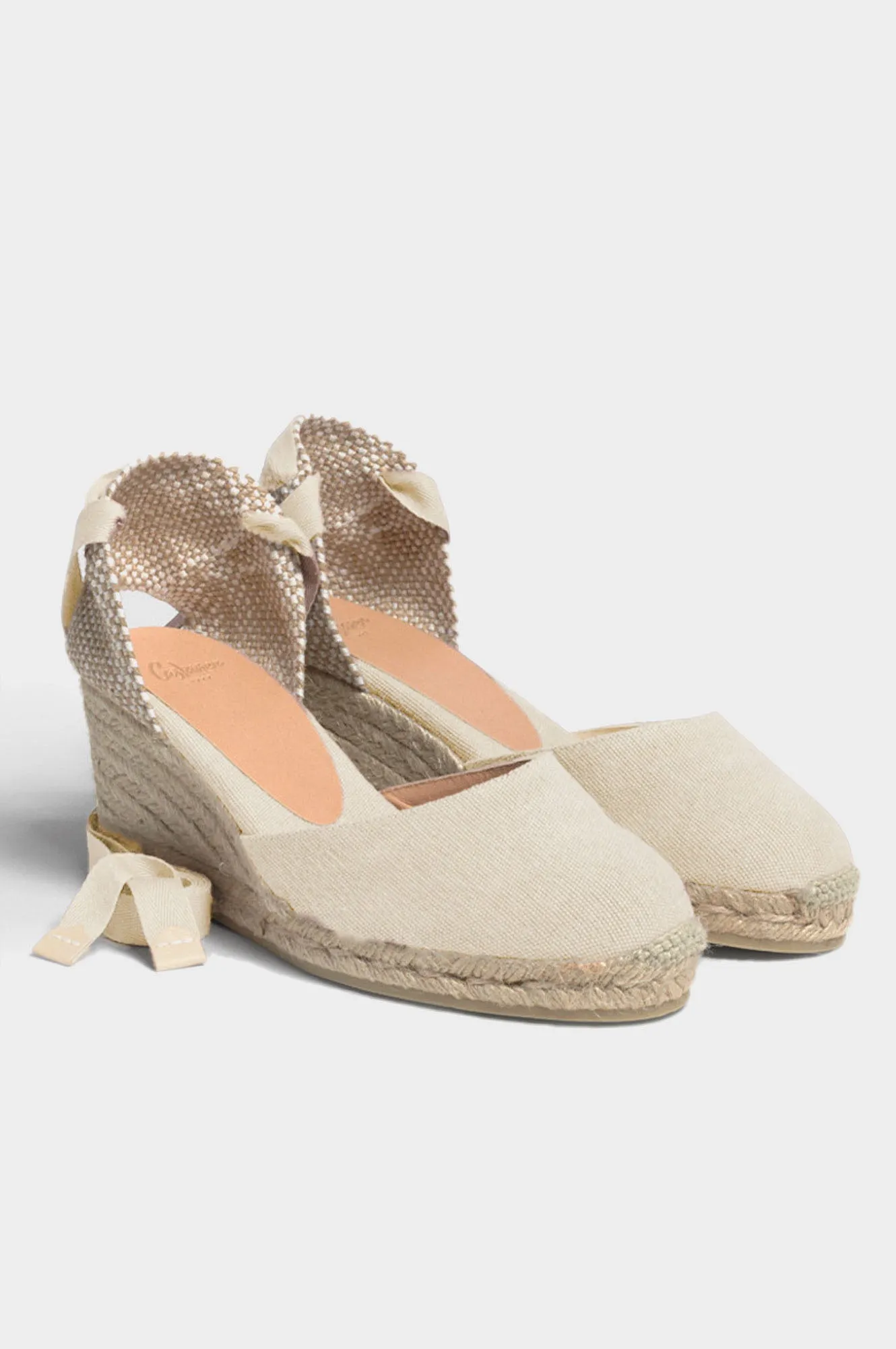 Carina Canvas Wedge Espadrilles | Ivory